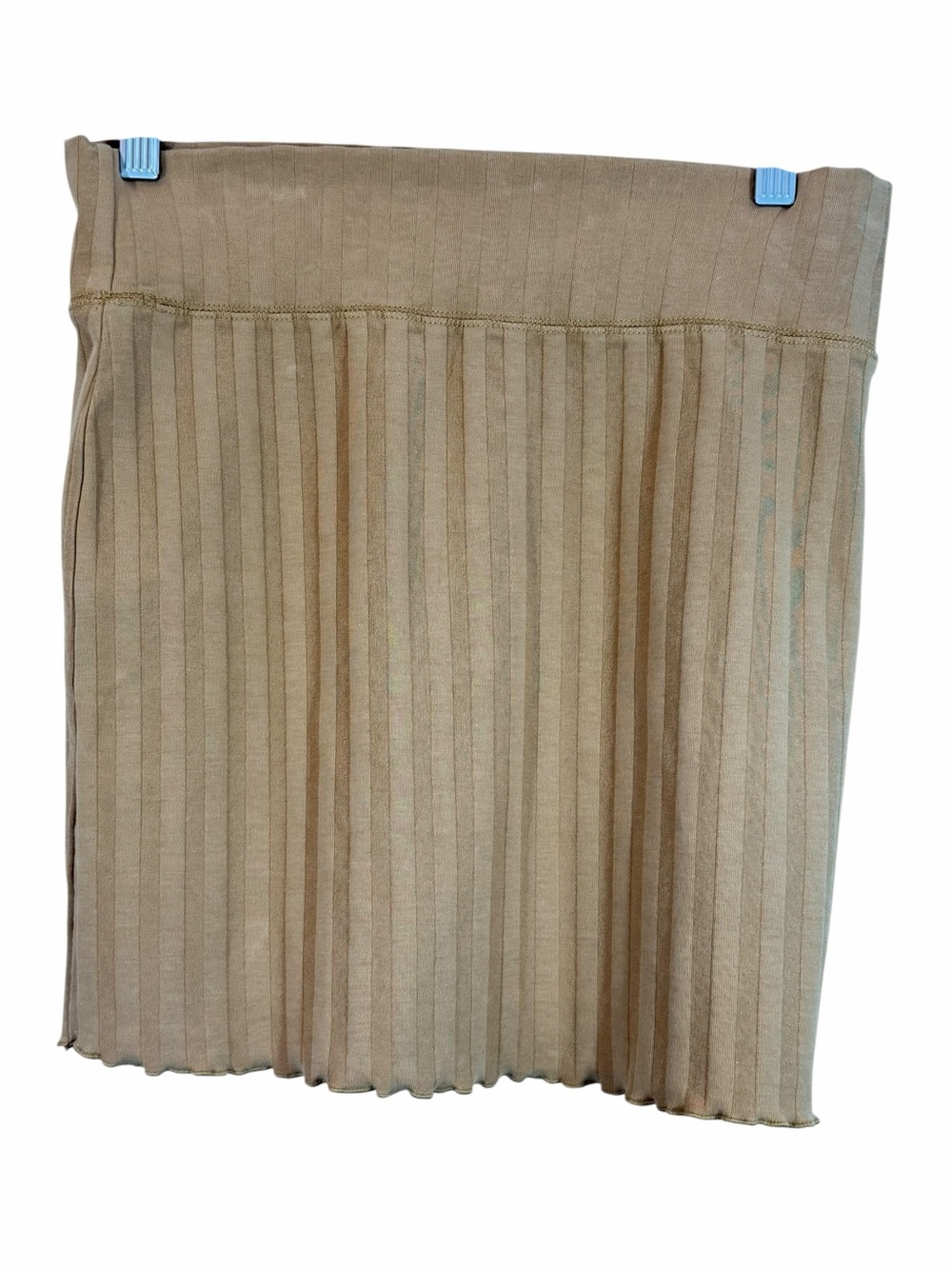 Offline by Aerie Ribbed Tan Women’s Knit Skirt Size S Casual Lightweight NEW